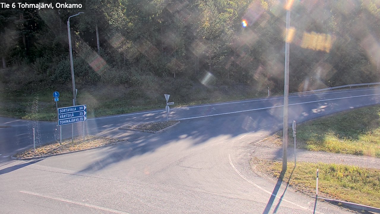 Weather Camera Image Väg 6 Tohmajärvi, Onkamo, Tohmajärvi, Pohjois-Karjala