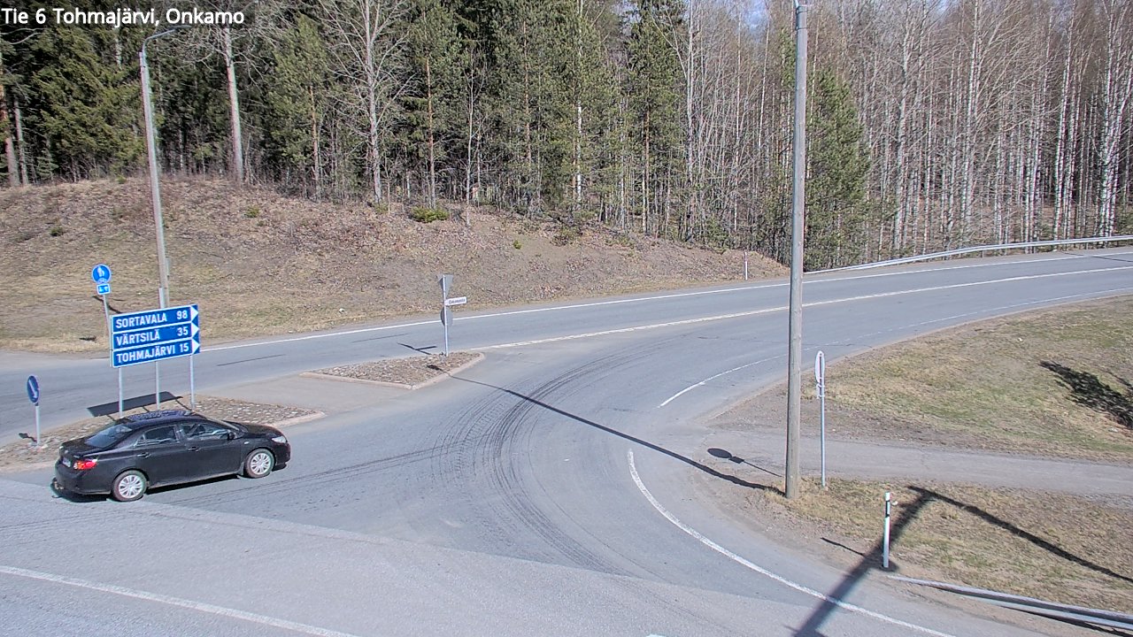 Weather Camera Image Road 6 Tohmajärvi, Onkamo, Tohmajärvi, Pohjois-Karjala