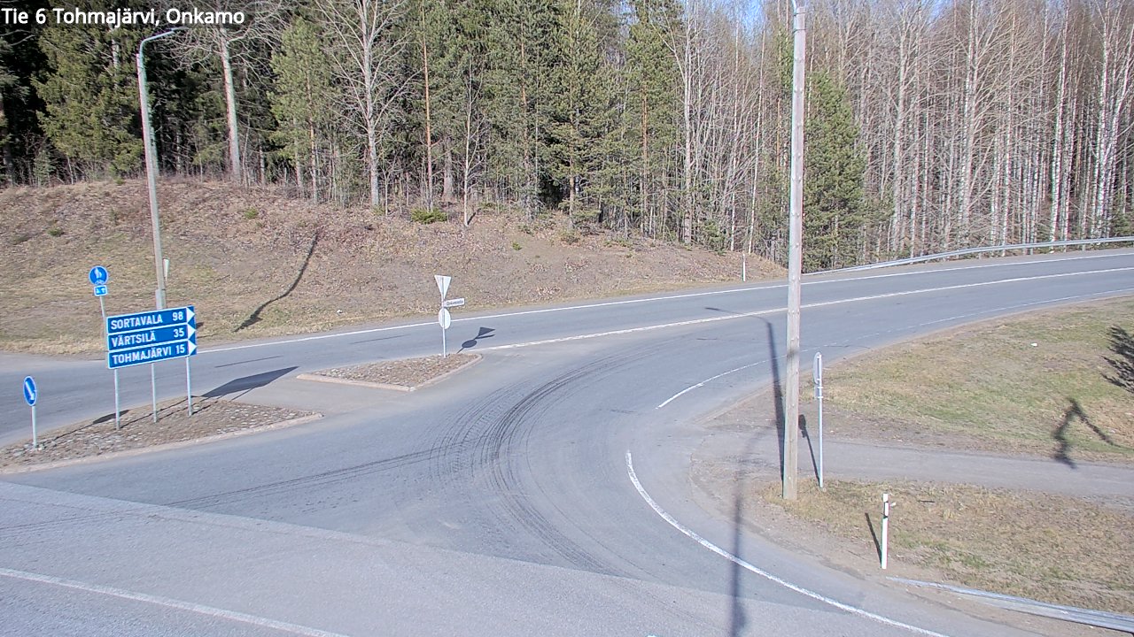 Weather Camera Image Road 6 Tohmajärvi, Onkamo, Tohmajärvi, Pohjois-Karjala