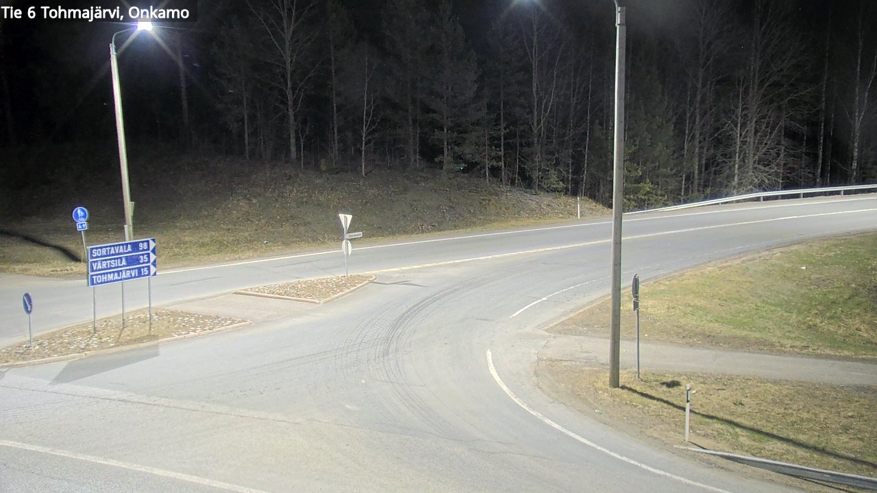 Weather Camera Image Road 6 Tohmajärvi, Onkamo, Tohmajärvi, Pohjois-Karjala