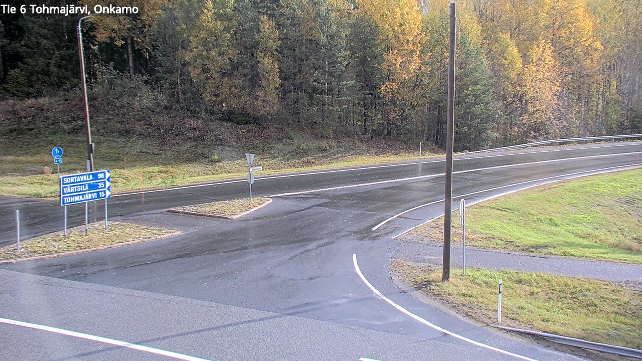 Weather Camera Image Road 6 Tohmajärvi, Onkamo, Tohmajärvi, Pohjois-Karjala