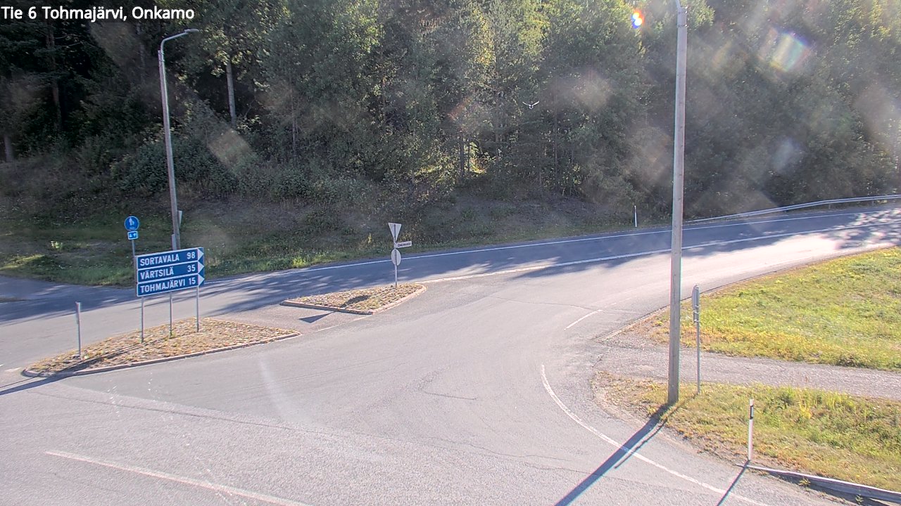 Weather Camera Image Väg 6 Tohmajärvi, Onkamo, Tohmajärvi, Pohjois-Karjala