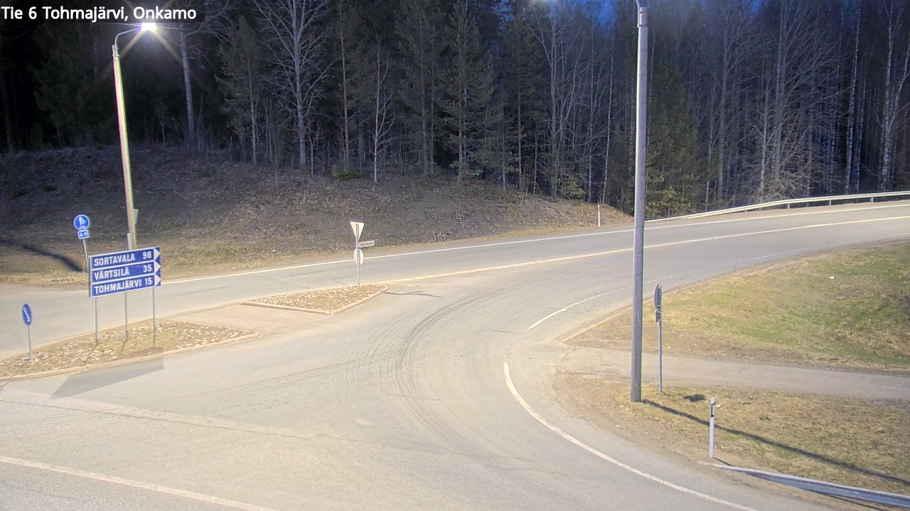 Weather Camera Image Road 6 Tohmajärvi, Onkamo, Tohmajärvi, Pohjois-Karjala