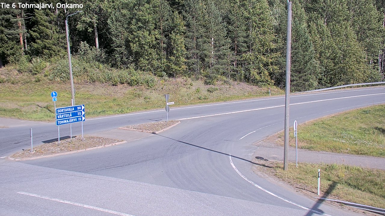 Kelikamerat Kuva Tie 6 Tohmajärvi, Onkamo, Tohmajärvi, Pohjois-Karjala
