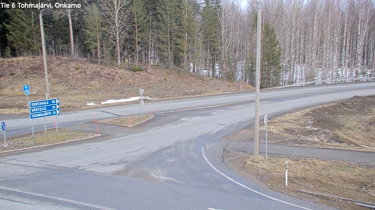 Weather Camera Image Väg 6 Tohmajärvi, Onkamo, Tohmajärvi, Pohjois-Karjala