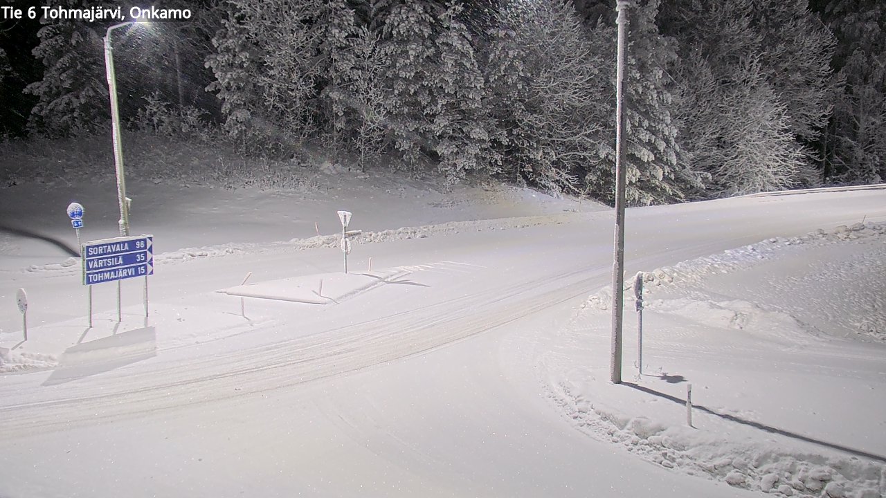 Kelikamerat Kuva Tie 6 Tohmajärvi, Onkamo, Tohmajärvi, Pohjois-Karjala