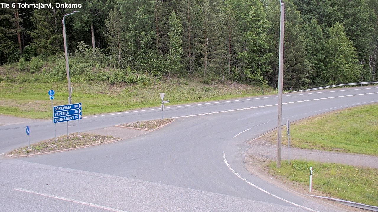 Kelikamerat Kuva Tie 6 Tohmajärvi, Onkamo, Tohmajärvi, Pohjois-Karjala