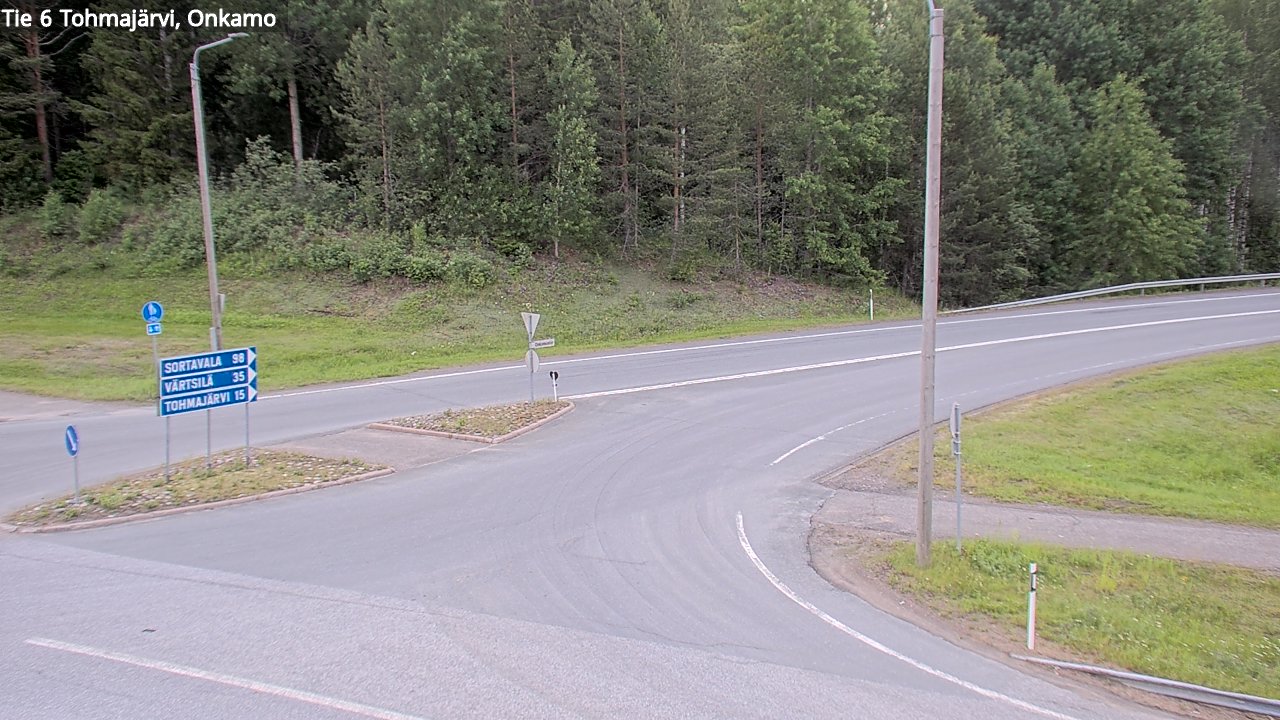 Weather Camera Image Road 6 Tohmajärvi, Onkamo, Tohmajärvi, Pohjois-Karjala