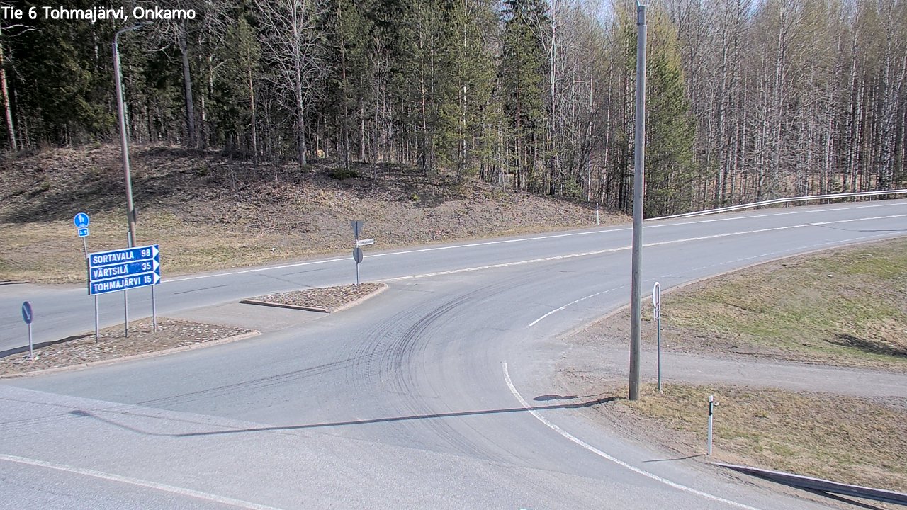 Weather Camera Image Väg 6 Tohmajärvi, Onkamo, Tohmajärvi, Pohjois-Karjala