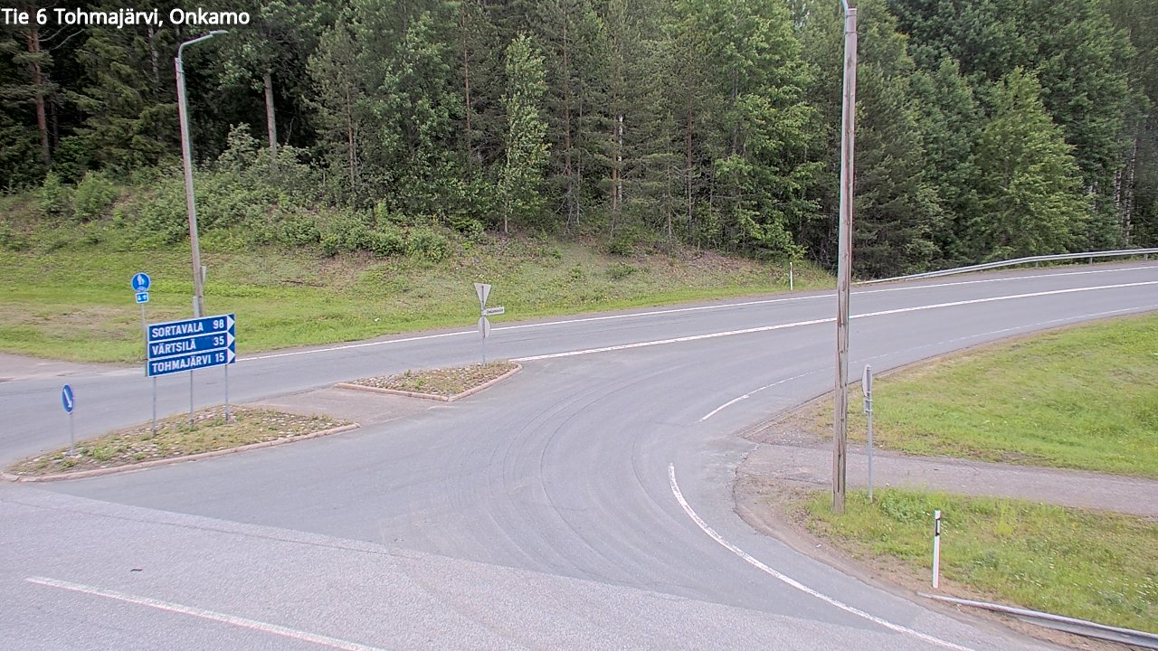 Weather Camera Image Road 6 Tohmajärvi, Onkamo, Tohmajärvi, Pohjois-Karjala