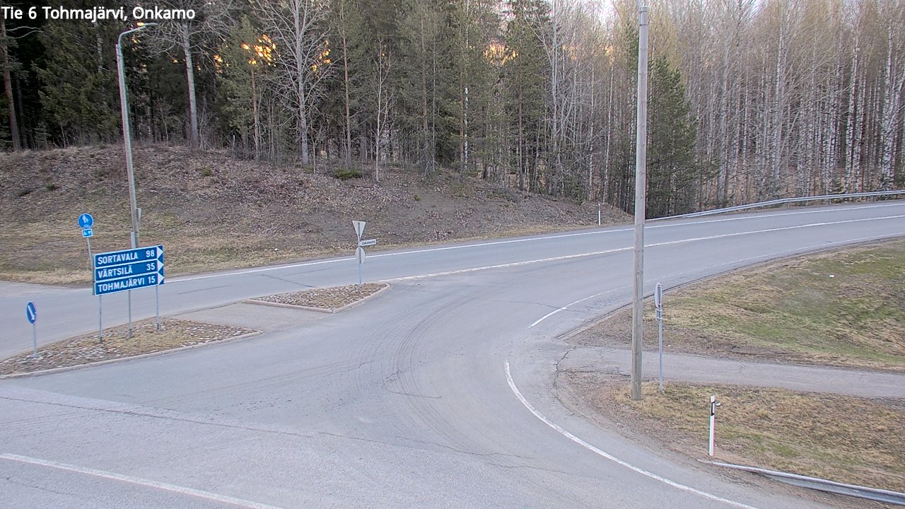 Weather Camera Image Road 6 Tohmajärvi, Onkamo, Tohmajärvi, Pohjois-Karjala