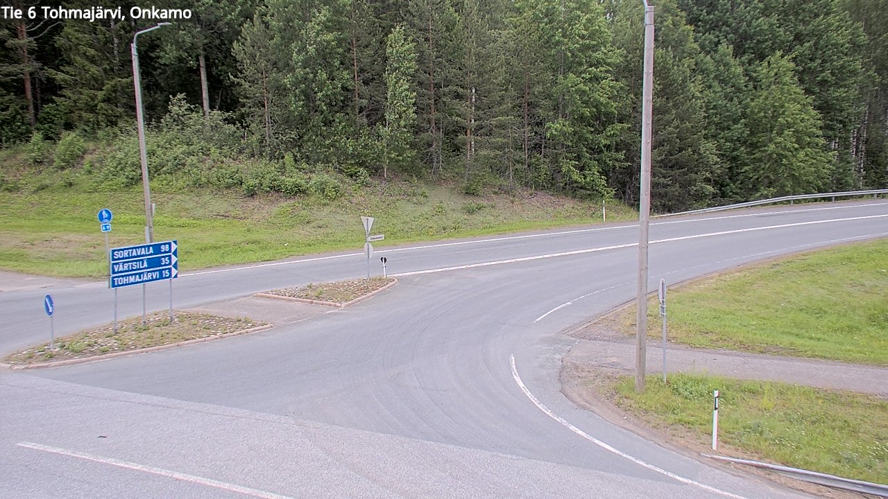 Weather Camera Image Road 6 Tohmajärvi, Onkamo, Tohmajärvi, Pohjois-Karjala
