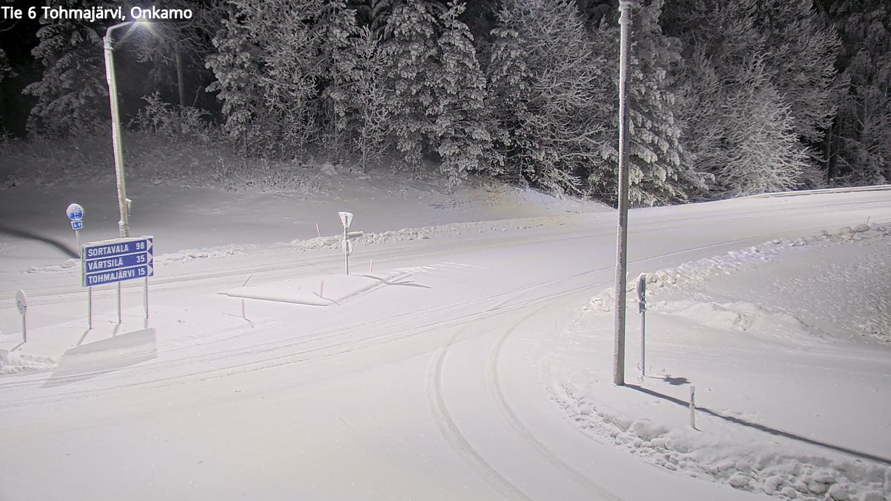 Kelikamerat Kuva Tie 6 Tohmajärvi, Onkamo, Tohmajärvi, Pohjois-Karjala