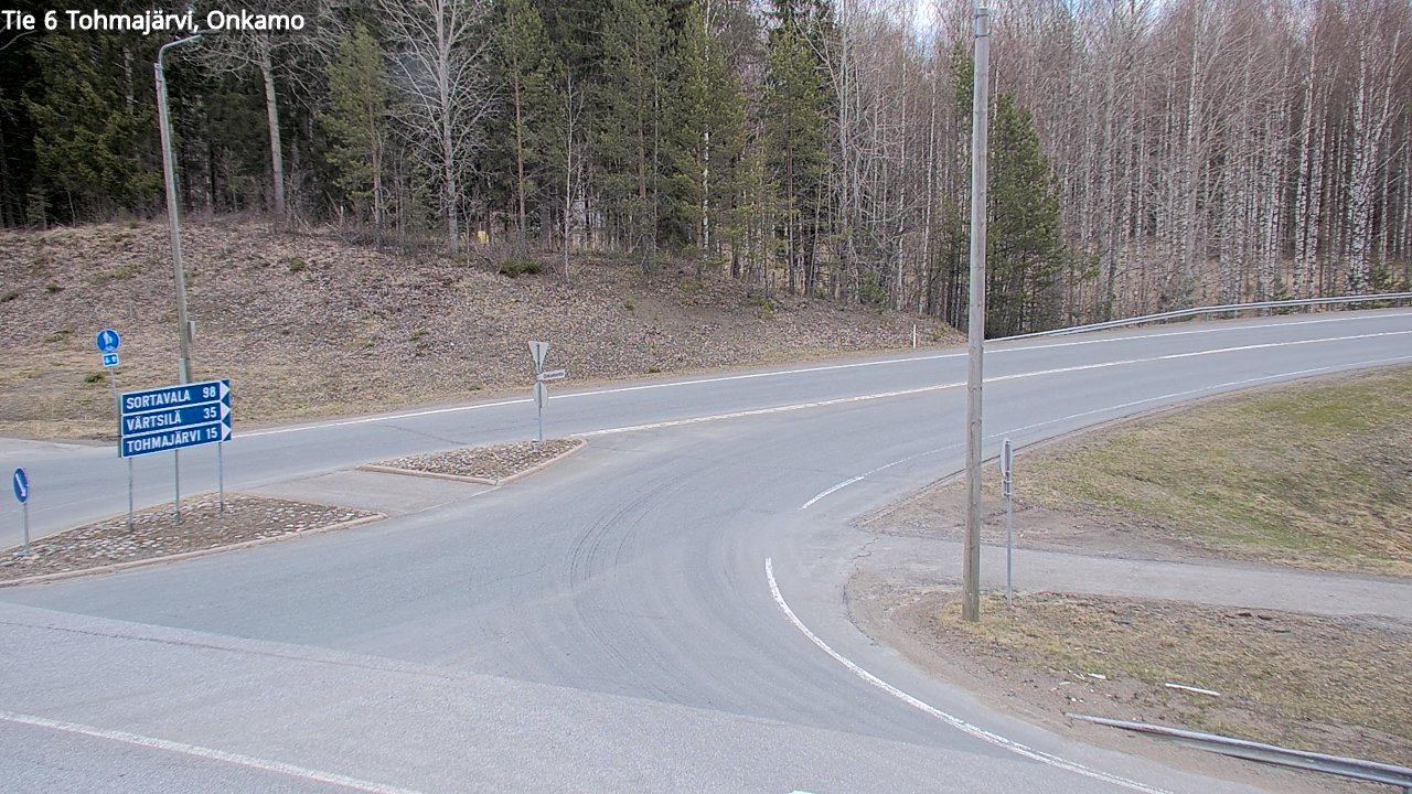 Weather Camera Image Väg 6 Tohmajärvi, Onkamo, Tohmajärvi, Pohjois-Karjala