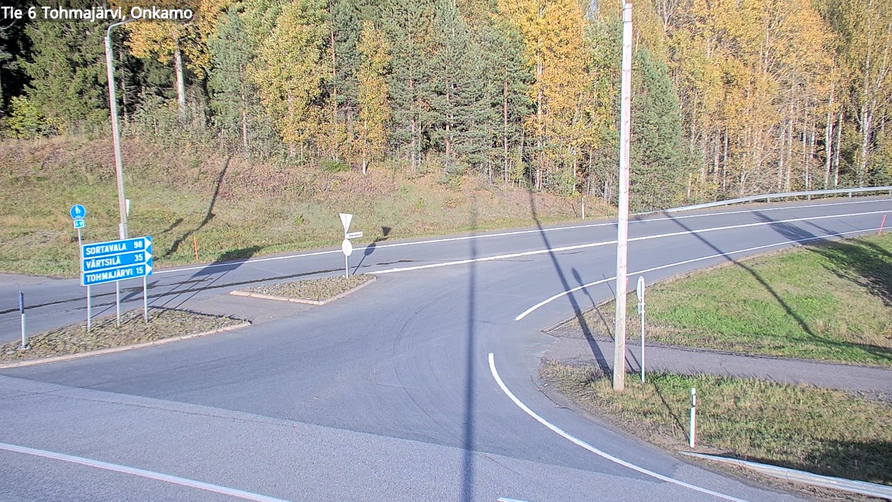 Weather Camera Image Väg 6 Tohmajärvi, Onkamo, Tohmajärvi, Pohjois-Karjala