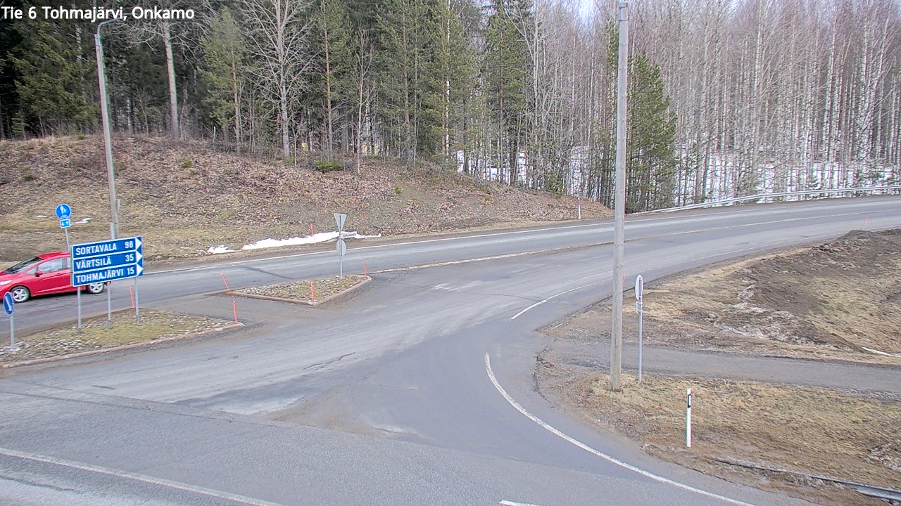 Weather Camera Image Väg 6 Tohmajärvi, Onkamo, Tohmajärvi, Pohjois-Karjala