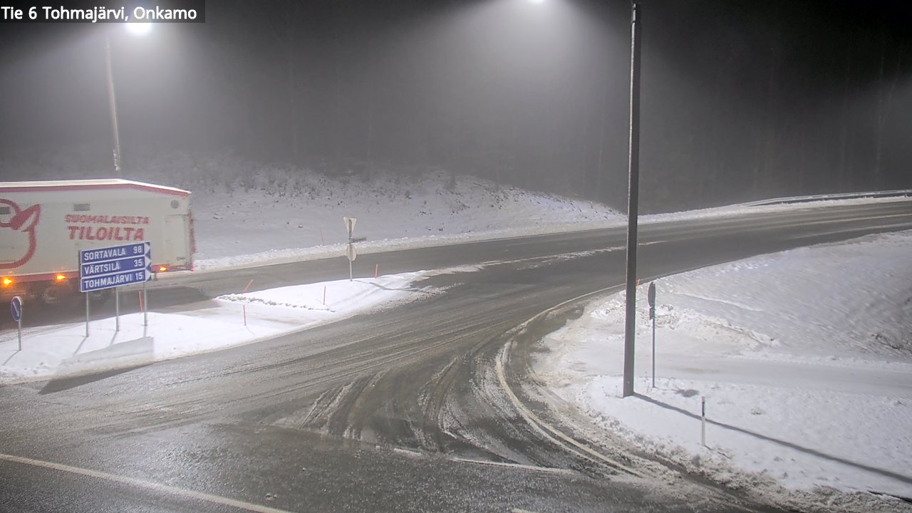 Weather Camera Image Väg 6 Tohmajärvi, Onkamo, Tohmajärvi, Pohjois-Karjala