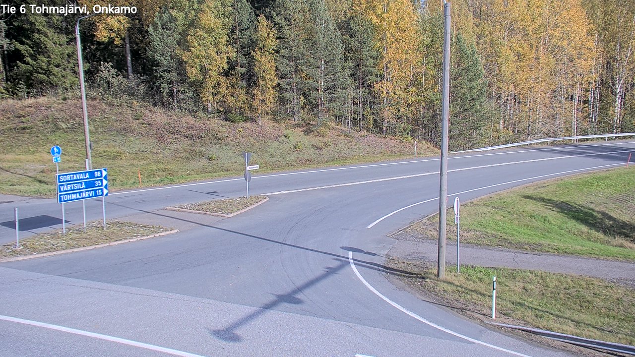 Weather Camera Image Väg 6 Tohmajärvi, Onkamo, Tohmajärvi, Pohjois-Karjala