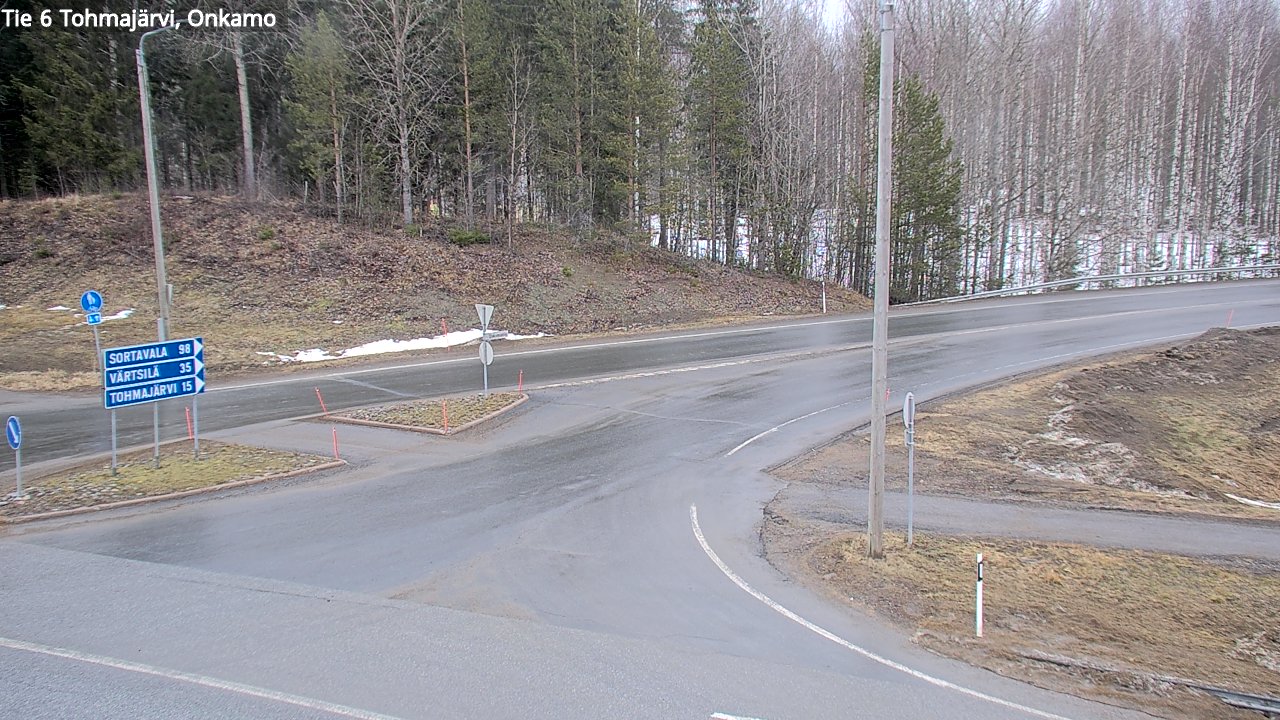Weather Camera Image Väg 6 Tohmajärvi, Onkamo, Tohmajärvi, Pohjois-Karjala