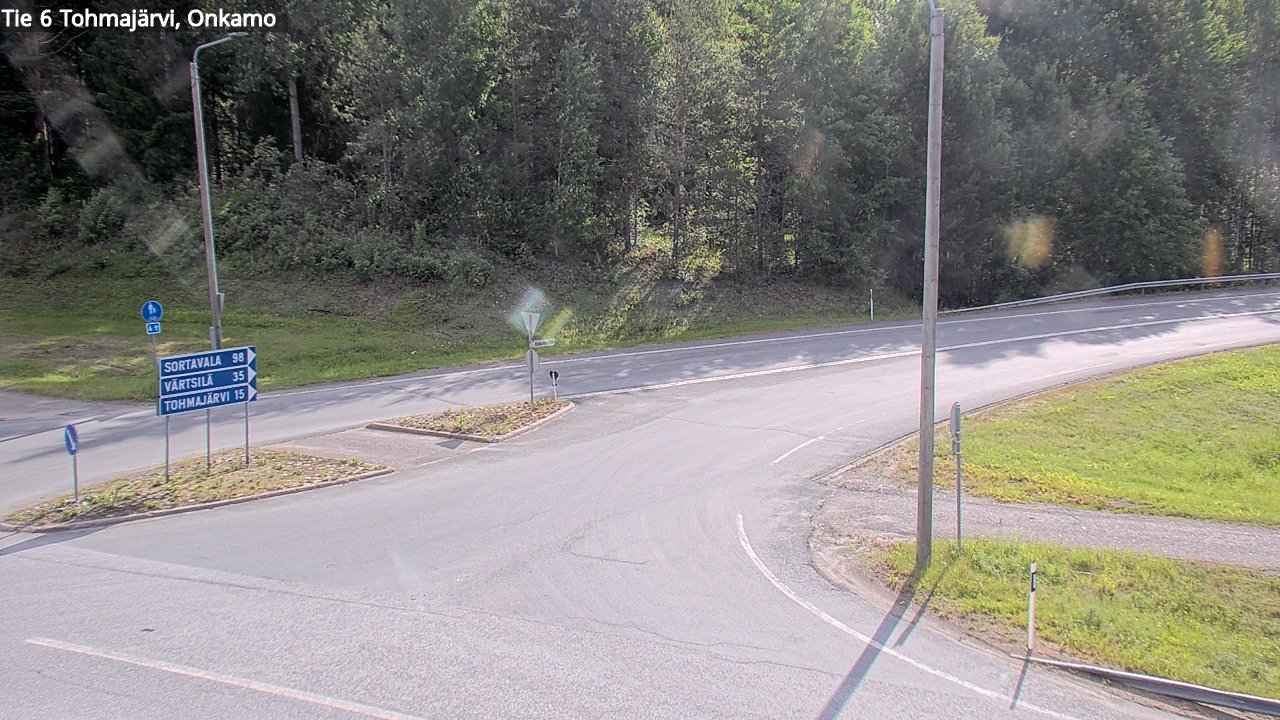 Weather Camera Image Road 6 Tohmajärvi, Onkamo, Tohmajärvi, Pohjois-Karjala