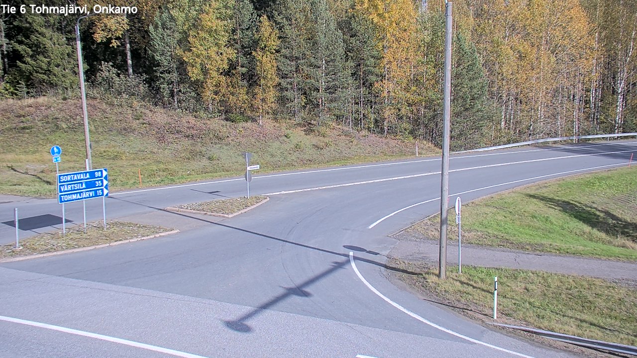 Weather Camera Image Väg 6 Tohmajärvi, Onkamo, Tohmajärvi, Pohjois-Karjala