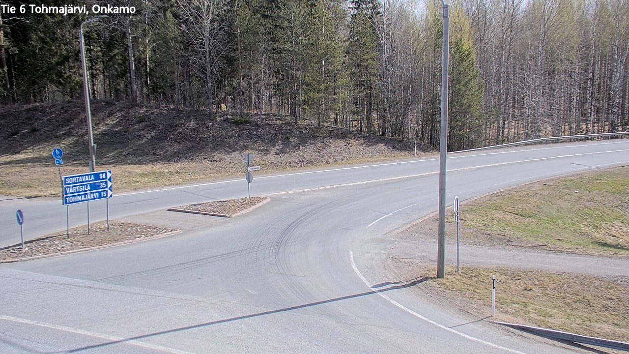 Weather Camera Image Väg 6 Tohmajärvi, Onkamo, Tohmajärvi, Pohjois-Karjala