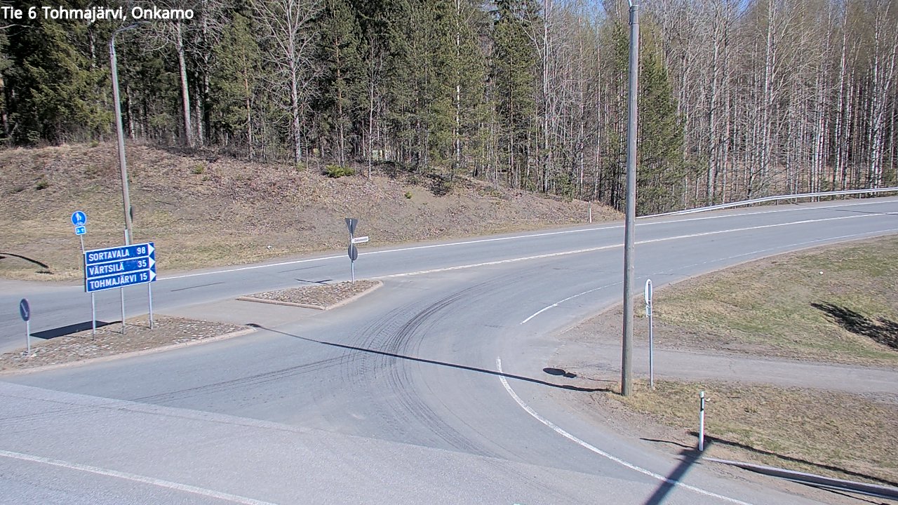 Weather Camera Image Väg 6 Tohmajärvi, Onkamo, Tohmajärvi, Pohjois-Karjala