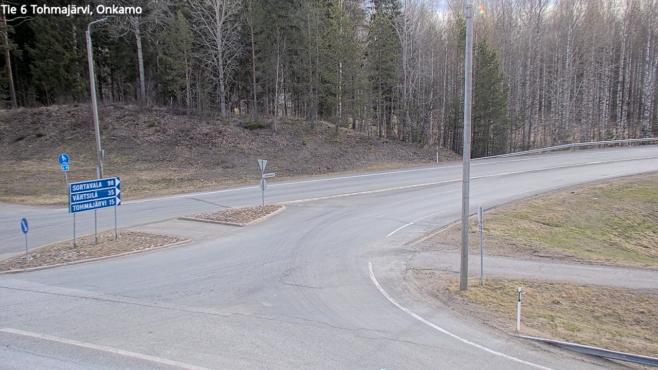 Weather Camera Image Road 6 Tohmajärvi, Onkamo, Tohmajärvi, Pohjois-Karjala