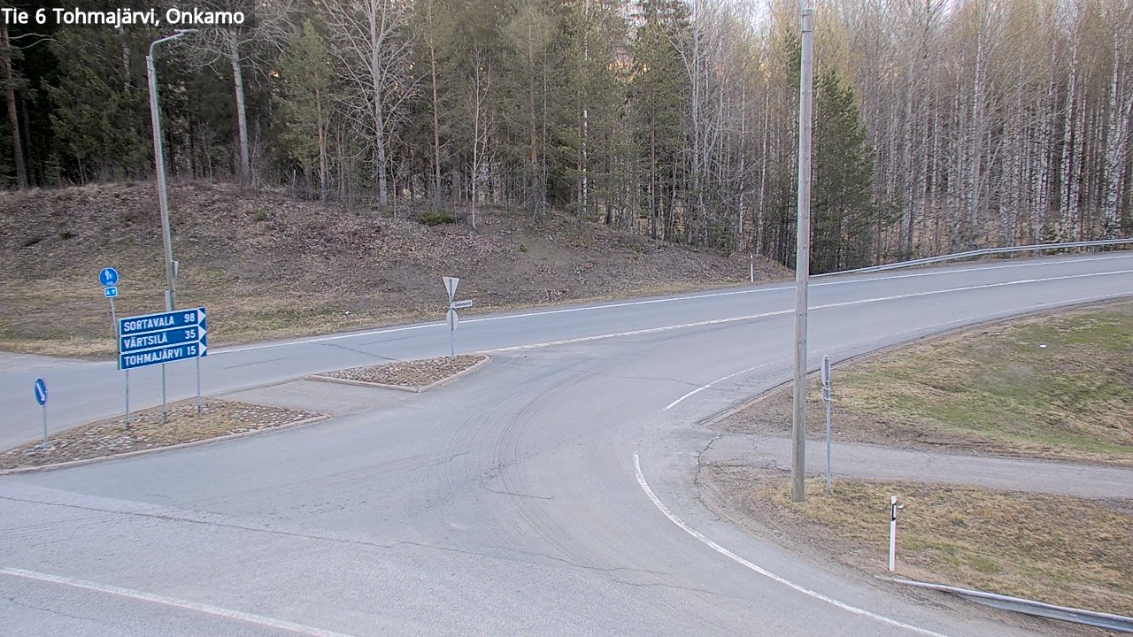 Weather Camera Image Road 6 Tohmajärvi, Onkamo, Tohmajärvi, Pohjois-Karjala