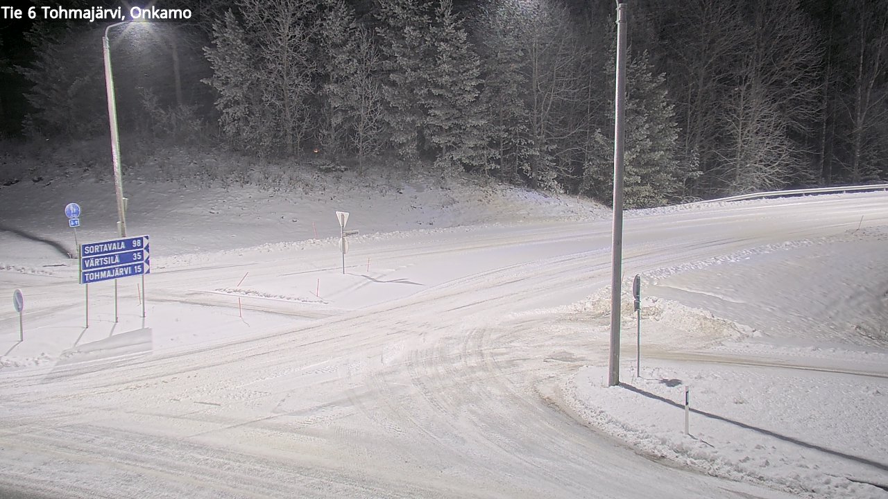 Kelikamerat Kuva Tie 6 Tohmajärvi, Onkamo, Tohmajärvi, Pohjois-Karjala