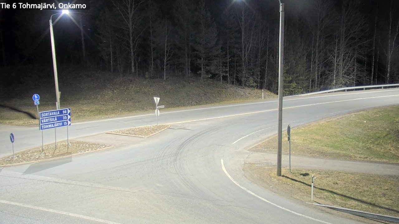 Weather Camera Image Road 6 Tohmajärvi, Onkamo, Tohmajärvi, Pohjois-Karjala