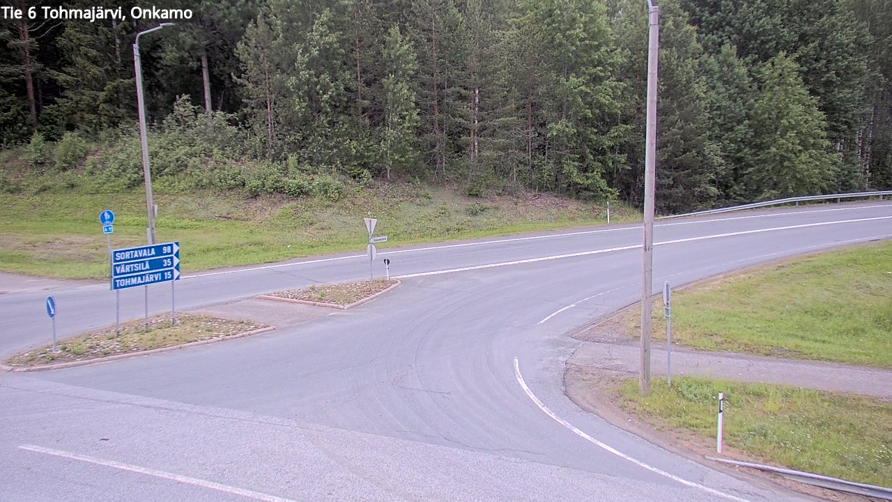 Weather Camera Image Road 6 Tohmajärvi, Onkamo, Tohmajärvi, Pohjois-Karjala