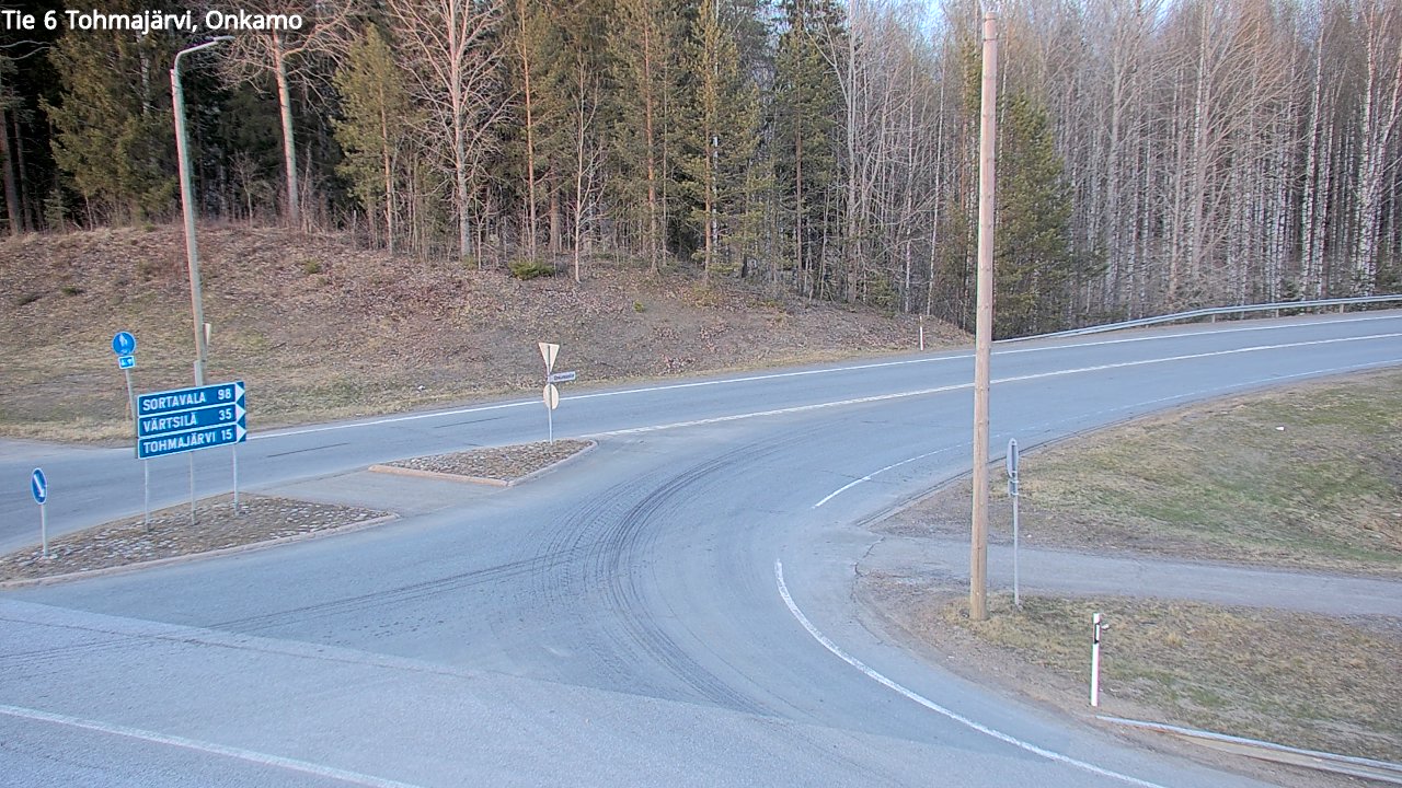 Weather Camera Image Road 6 Tohmajärvi, Onkamo, Tohmajärvi, Pohjois-Karjala