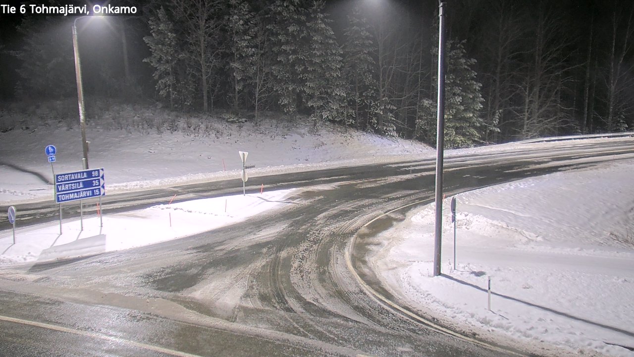 Weather Camera Image Väg 6 Tohmajärvi, Onkamo, Tohmajärvi, Pohjois-Karjala