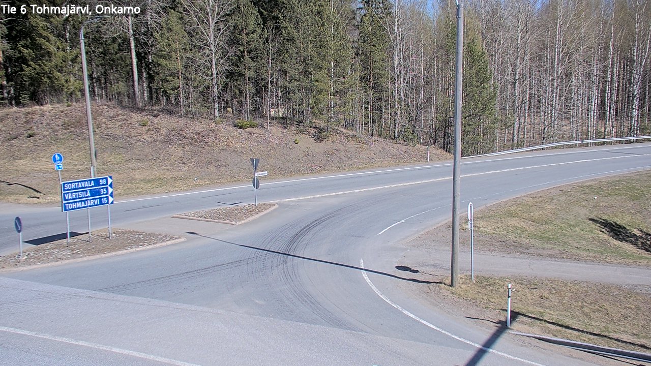 Weather Camera Image Väg 6 Tohmajärvi, Onkamo, Tohmajärvi, Pohjois-Karjala