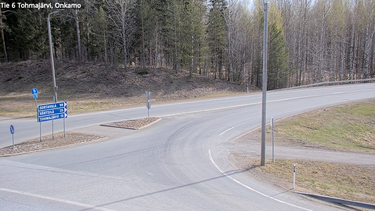 Weather Camera Image Väg 6 Tohmajärvi, Onkamo, Tohmajärvi, Pohjois-Karjala