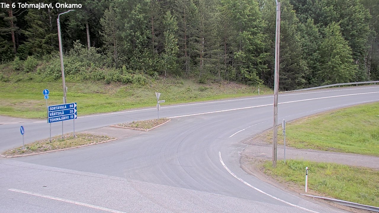 Weather Camera Image Road 6 Tohmajärvi, Onkamo, Tohmajärvi, Pohjois-Karjala