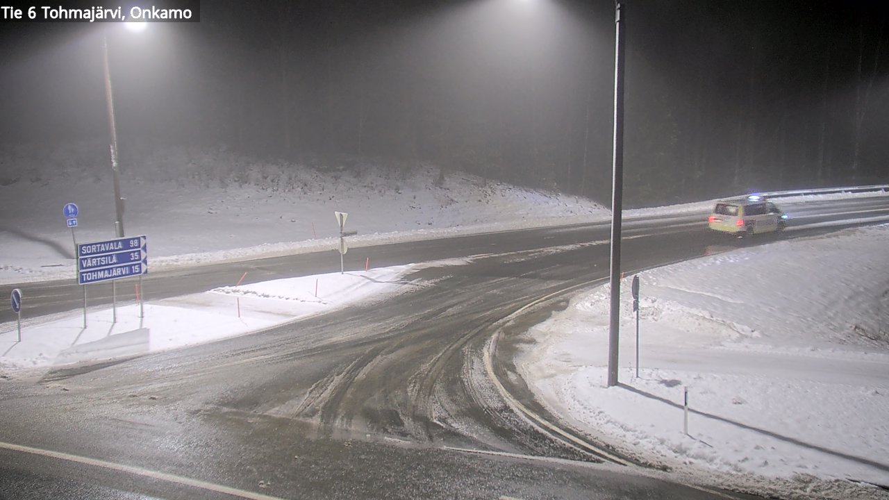 Weather Camera Image Väg 6 Tohmajärvi, Onkamo, Tohmajärvi, Pohjois-Karjala