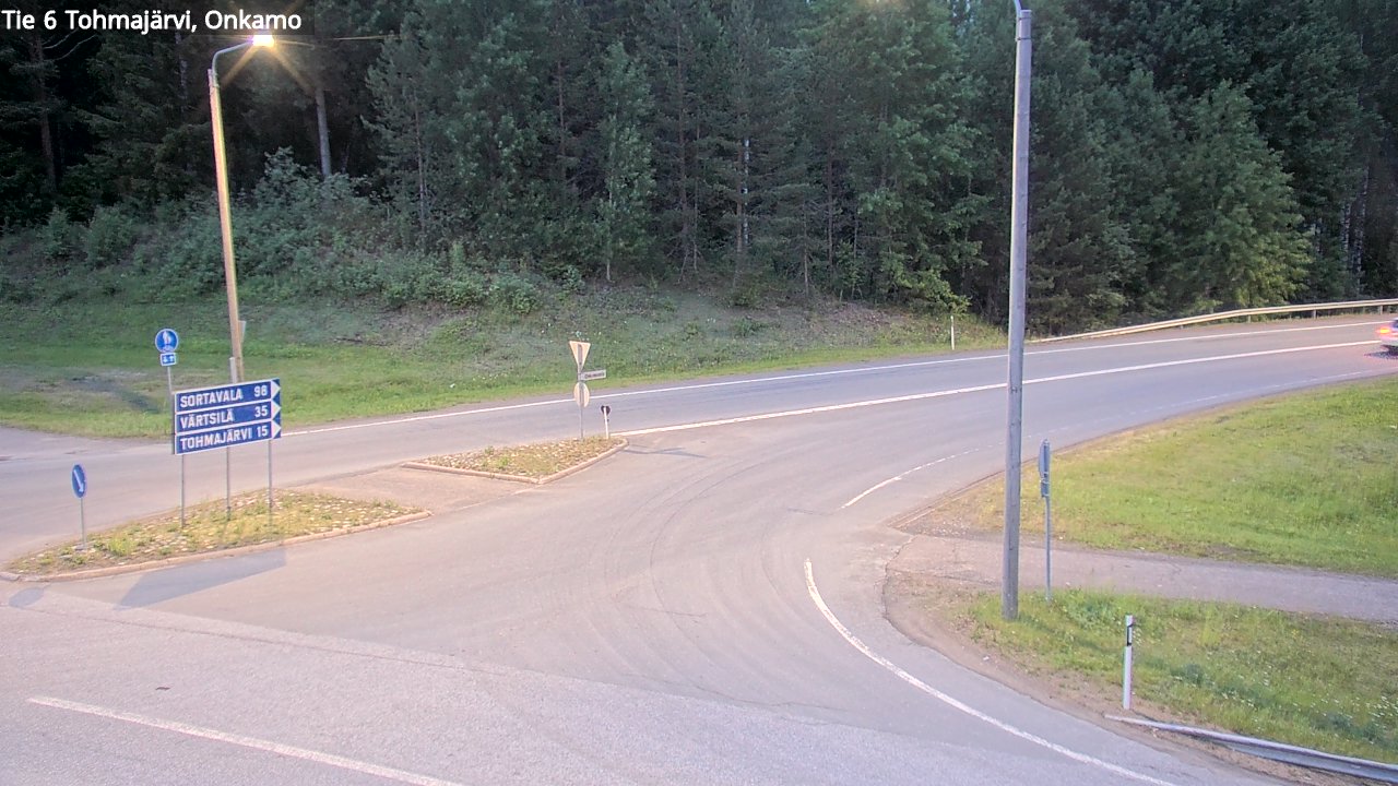 Weather Camera Image Road 6 Tohmajärvi, Onkamo, Tohmajärvi, Pohjois-Karjala