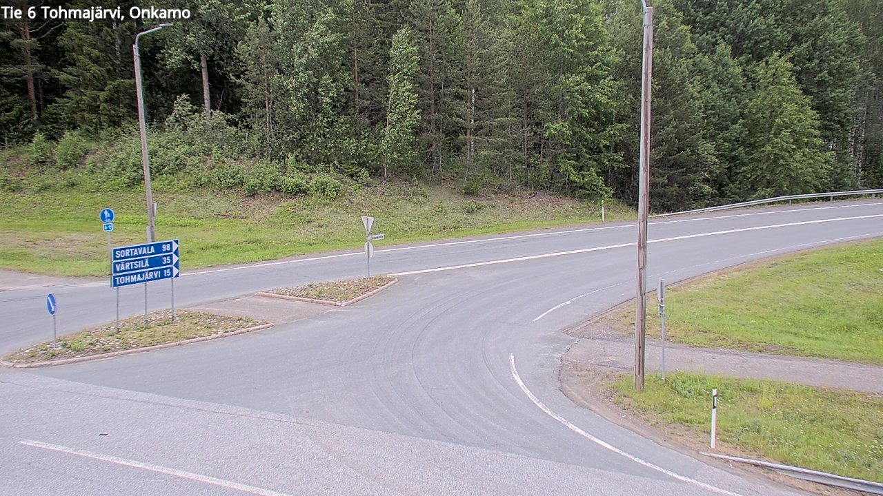 Weather Camera Image Road 6 Tohmajärvi, Onkamo, Tohmajärvi, Pohjois-Karjala