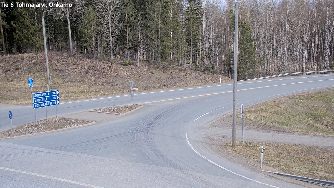 Weather Camera Image Road 6 Tohmajärvi, Onkamo, Tohmajärvi, Pohjois-Karjala