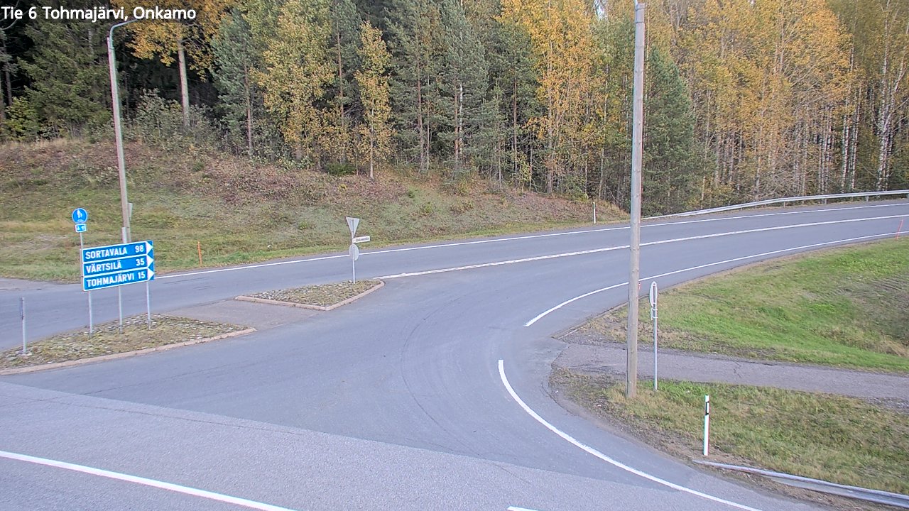 Weather Camera Image Väg 6 Tohmajärvi, Onkamo, Tohmajärvi, Pohjois-Karjala