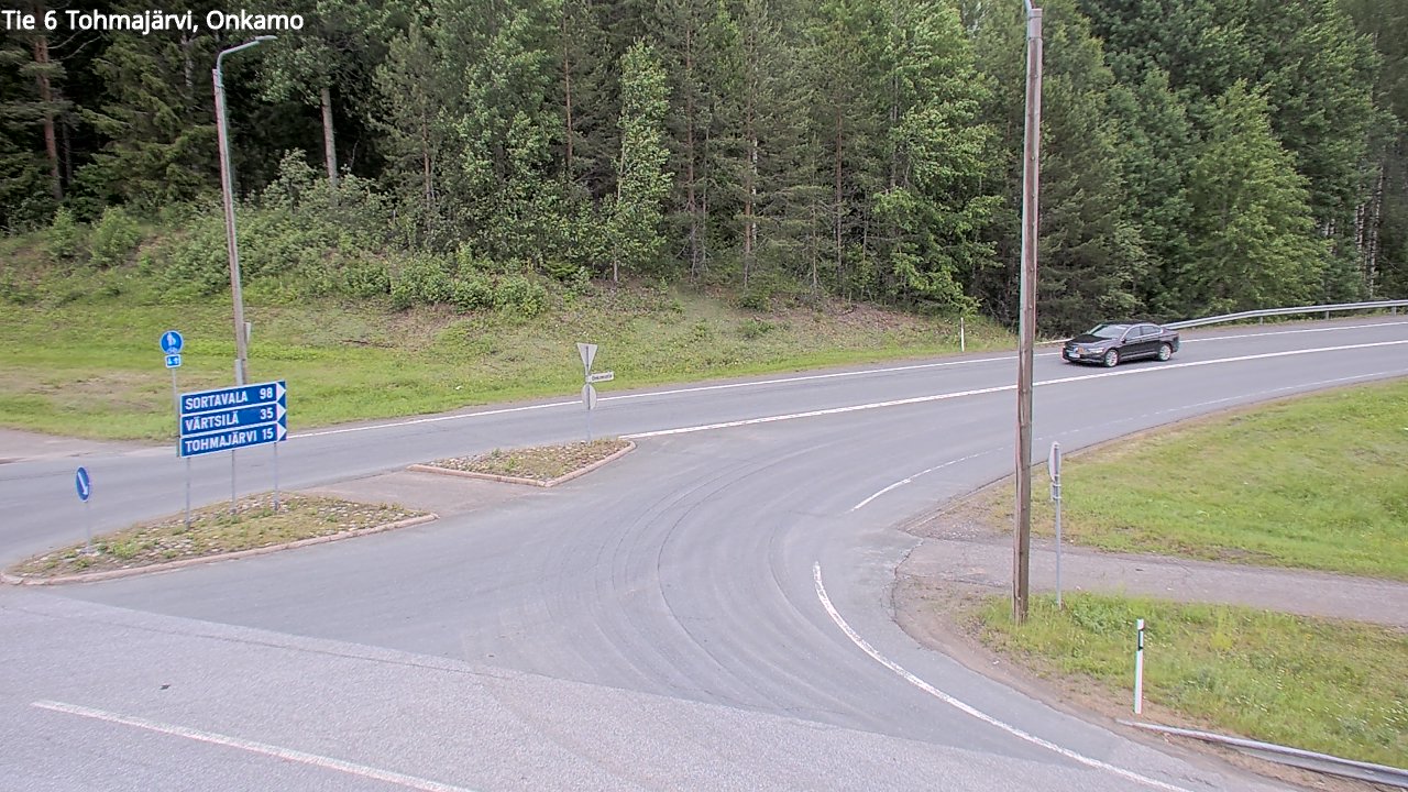 Weather Camera Image Road 6 Tohmajärvi, Onkamo, Tohmajärvi, Pohjois-Karjala