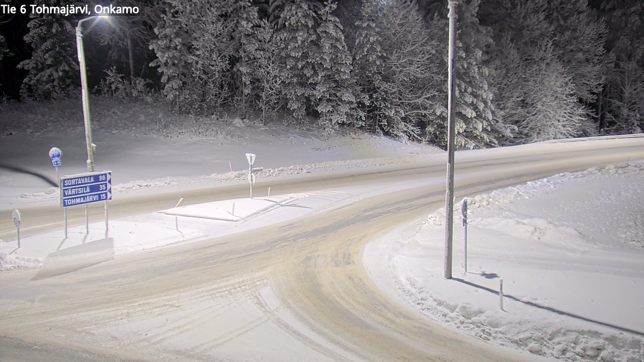 Kelikamerat Kuva Tie 6 Tohmajärvi, Onkamo, Tohmajärvi, Pohjois-Karjala