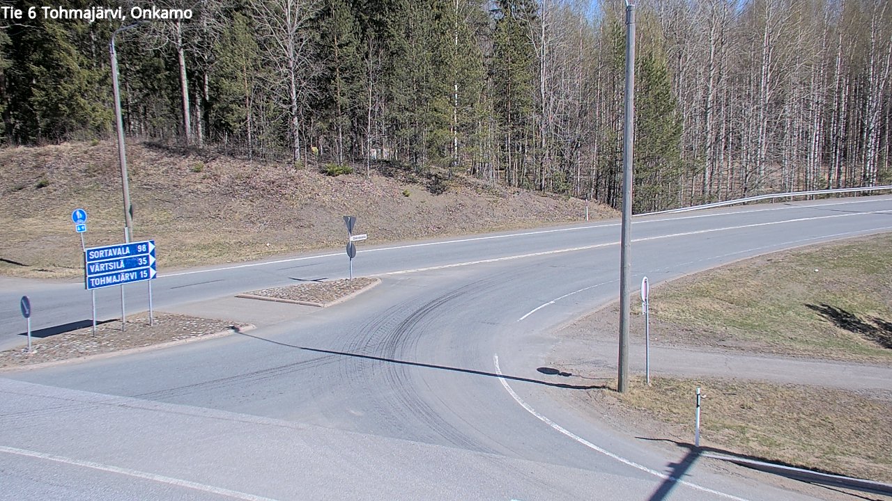 Weather Camera Image Road 6 Tohmajärvi, Onkamo, Tohmajärvi, Pohjois-Karjala