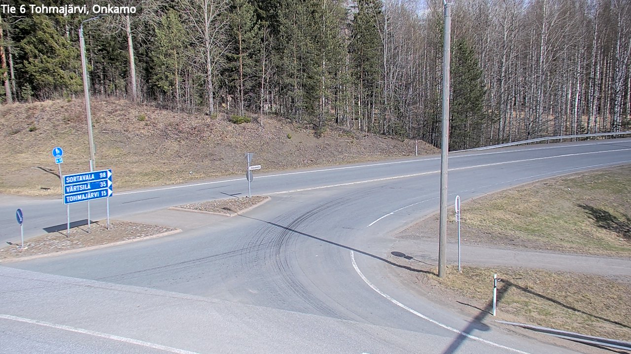 Weather Camera Image Road 6 Tohmajärvi, Onkamo, Tohmajärvi, Pohjois-Karjala