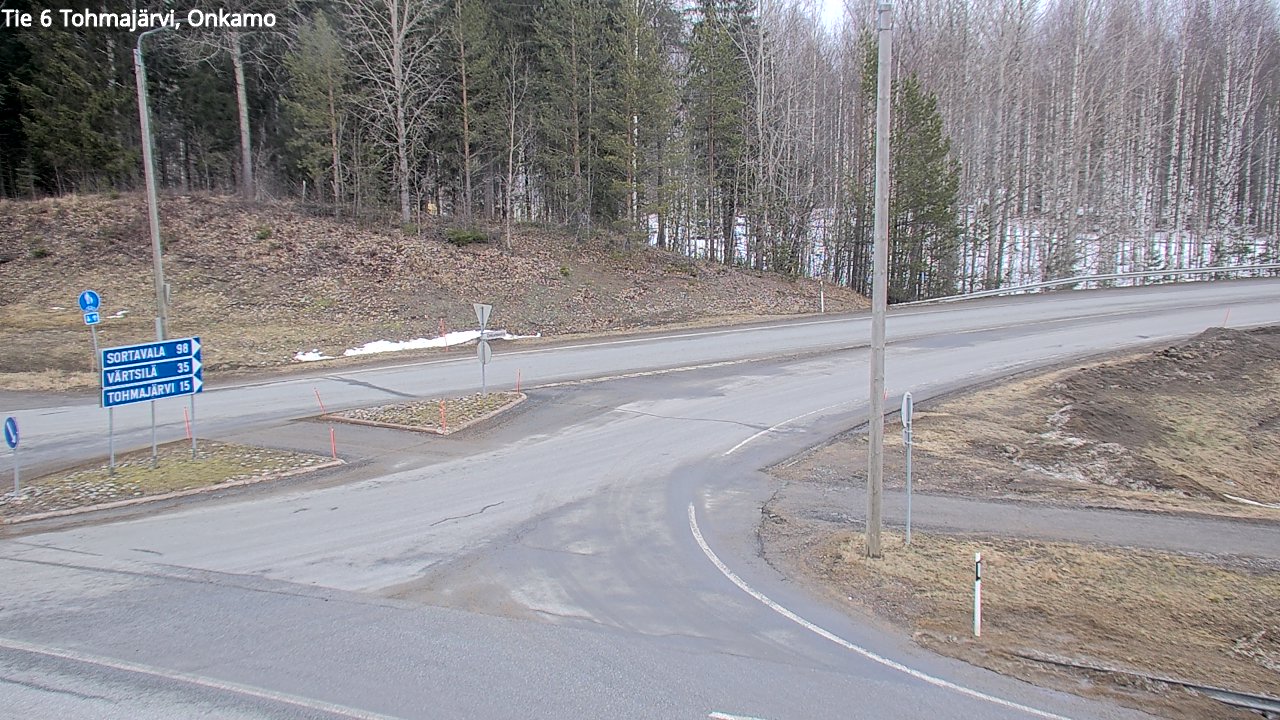 Weather Camera Image Väg 6 Tohmajärvi, Onkamo, Tohmajärvi, Pohjois-Karjala