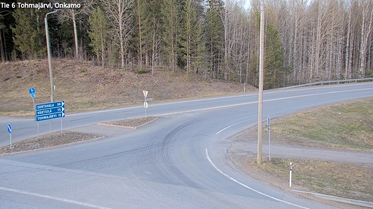 Weather Camera Image Road 6 Tohmajärvi, Onkamo, Tohmajärvi, Pohjois-Karjala