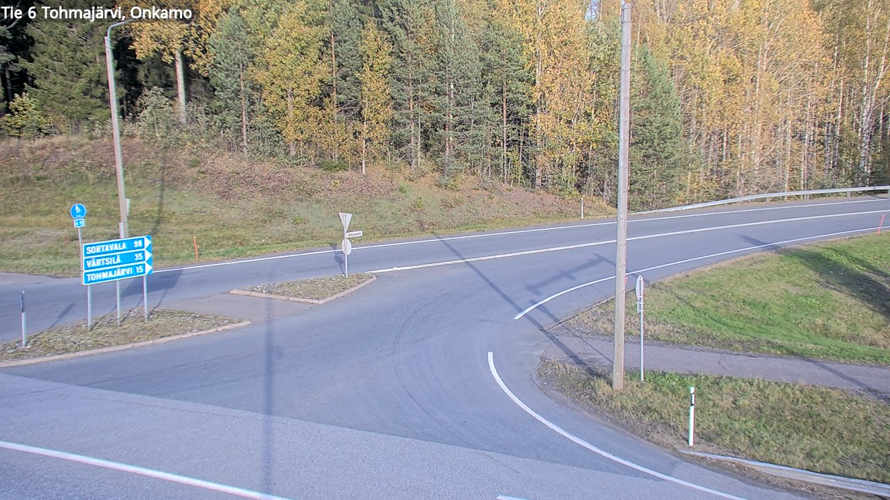 Weather Camera Image Väg 6 Tohmajärvi, Onkamo, Tohmajärvi, Pohjois-Karjala
