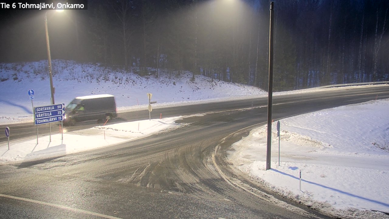 Weather Camera Image Väg 6 Tohmajärvi, Onkamo, Tohmajärvi, Pohjois-Karjala